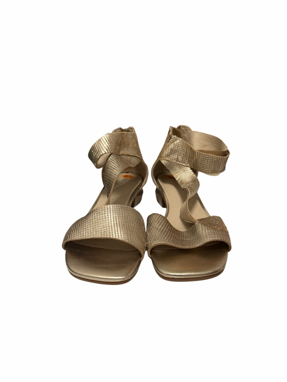 Antelope Metallic Squares Gold Sandals